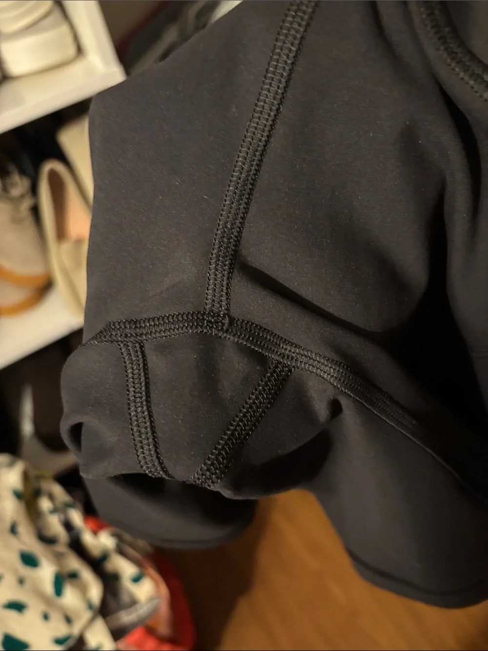 Lululemon black High-Waist Performance Bike Shorts